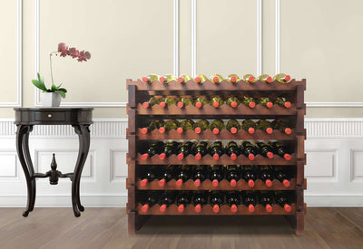 What Type of Wood is Often Used in Wine Racks?