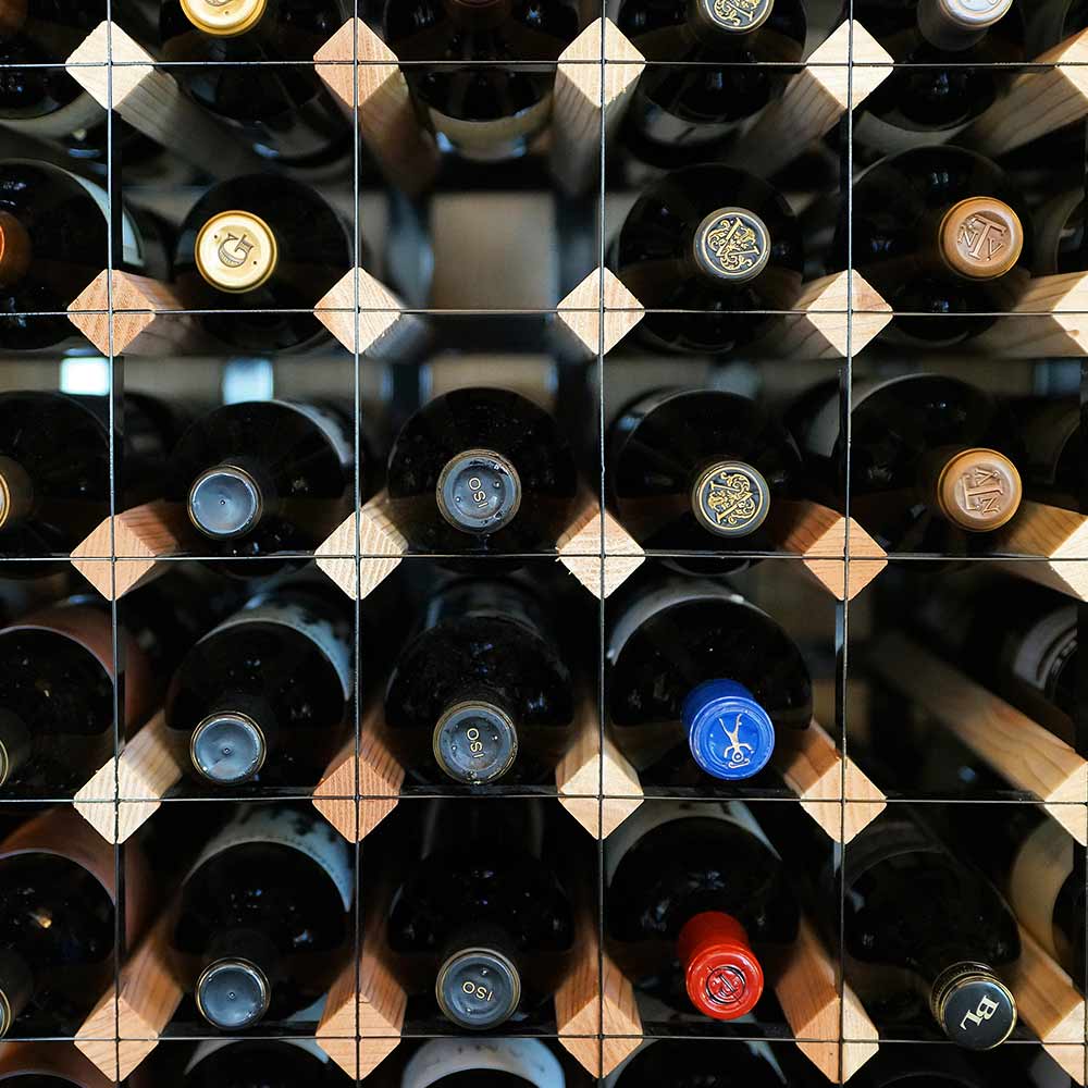 Wood and Metal Wine Racks