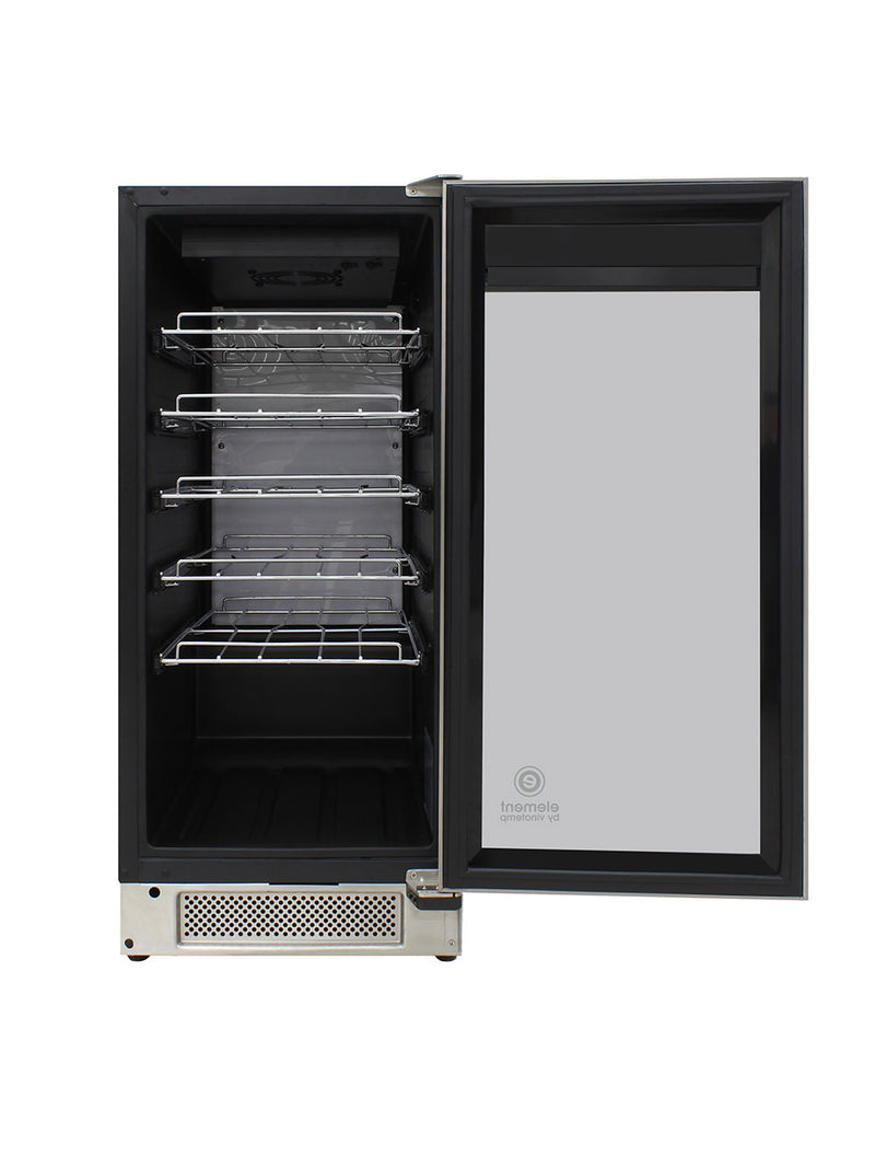 Vinotemp 32-Bottle Single-Zone Wine Cooler, Stainless