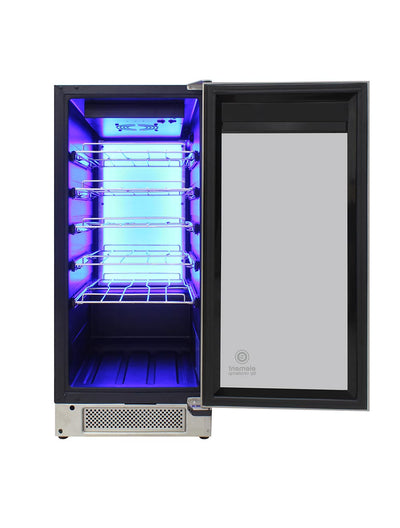 Vinotemp 32-Bottle Single-Zone Wine Cooler, Stainless