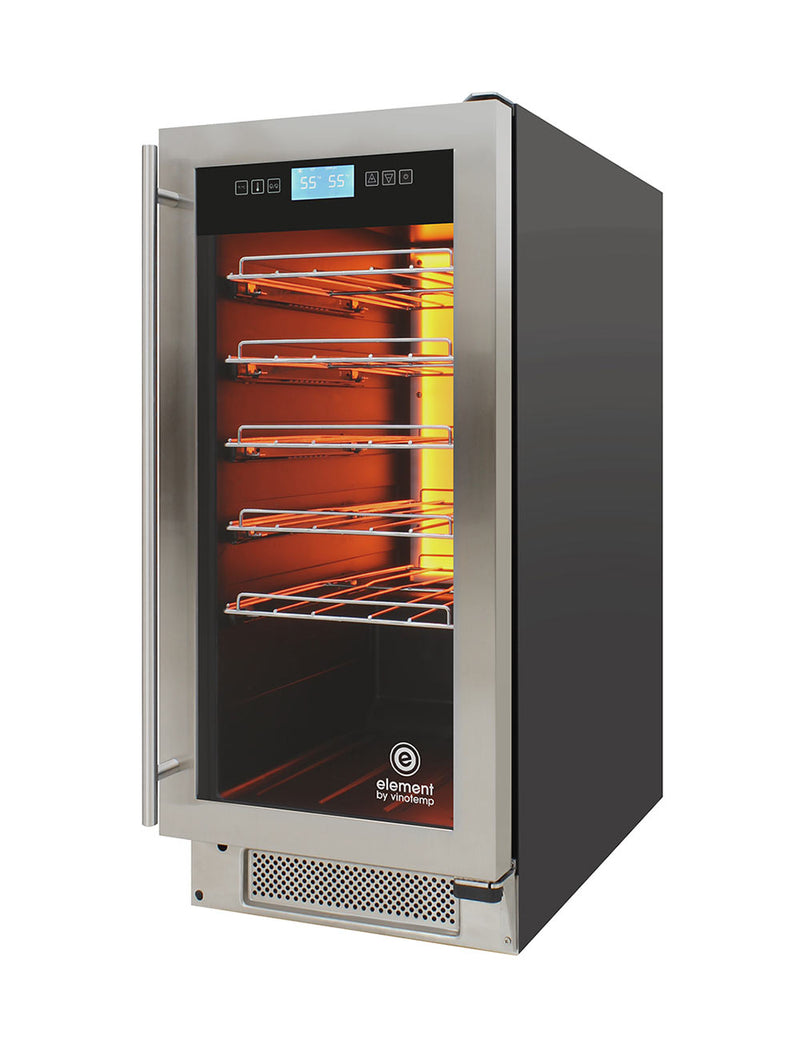 Vinotemp 32-Bottle Single-Zone Wine Cooler, Stainless