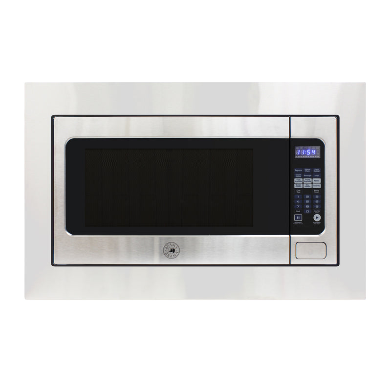 Brama by Vinotemp 24" Built-In Microwave Oven, in Stainless Steel