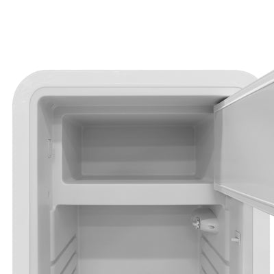 Brama by Vinotemp Retro Refrigerator, in White