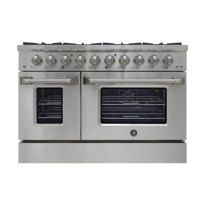 Brama 48" Dual Fuel Range, in Stainless Steel