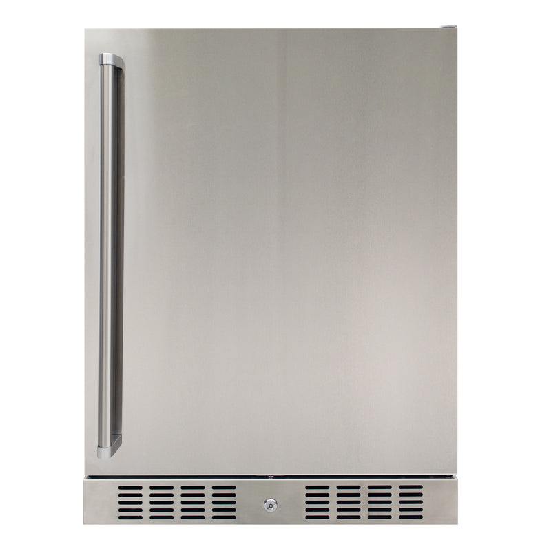 Brama by Vinotemp 24" Outdoor Undercounter Refrigerator, in Stainless Steel