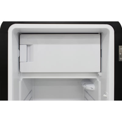 Brama by Vinotemp Retro Refrigerator, in Black