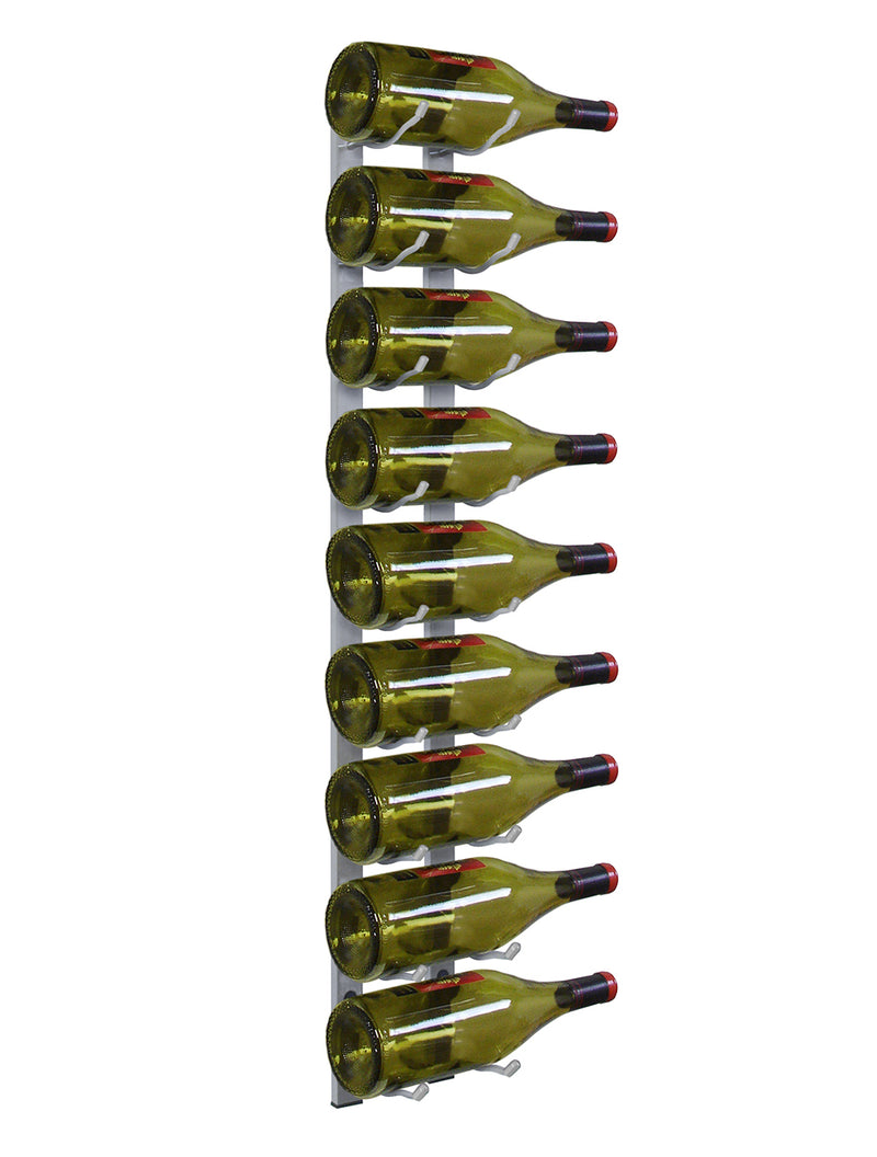 9 Bottle Epic Metal Wine Rack (Stainless)