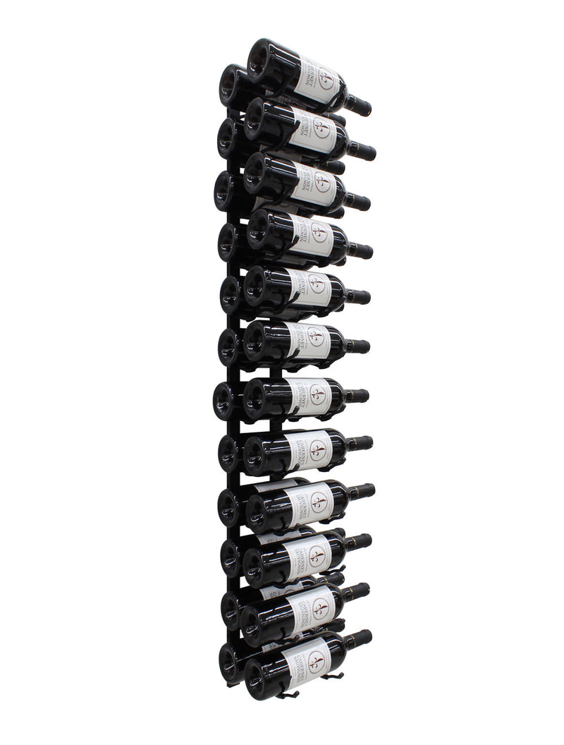 24 Bottle Epic Metal Wine Rack (Black)