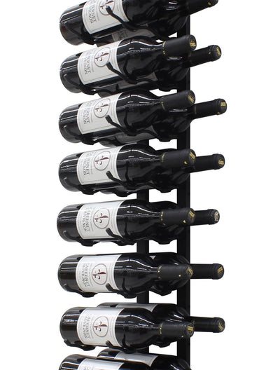 24 Bottle Epic Metal Wine Rack (Black)