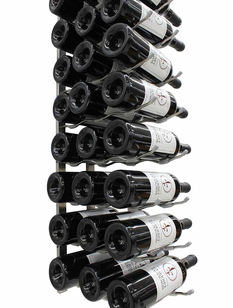 27 Bottle Epic Metal Wine Rack (Stainless)