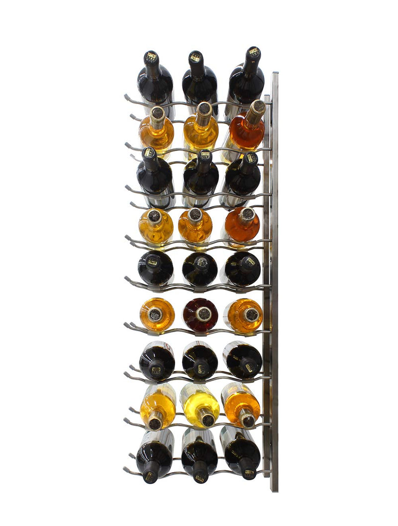 27 Bottle Epic Metal Wine Rack (Stainless)