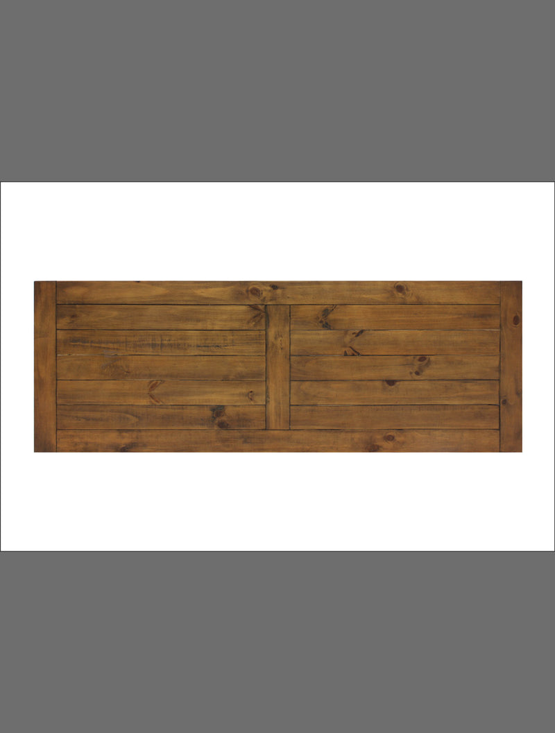 Rustic Wine Credenza with Sliding Doors - B Stock