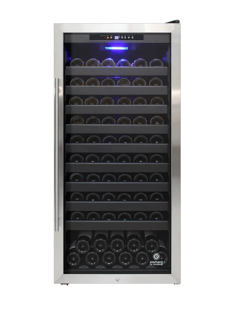 114-Bottle Freestanding Single-Zone Wine Cooler