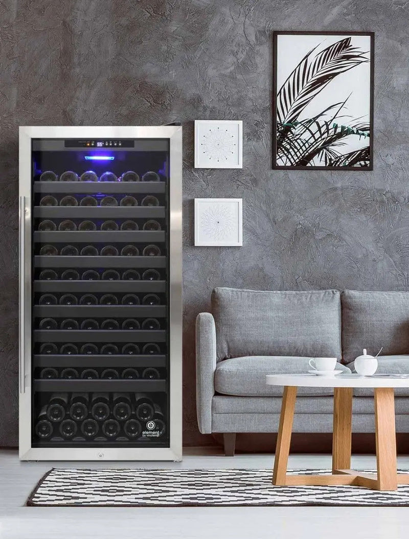 114-Bottle Freestanding Single-Zone Wine Cooler