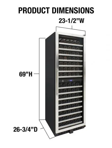 EL-142SDST Dual-Zone Wine Cooler