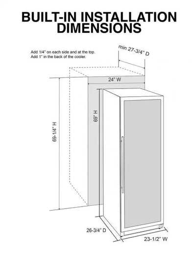 EL-142SDST Dual-Zone Wine Cooler