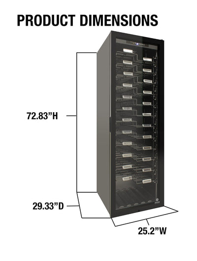 162-Bottle Single-Zone Wine Cooler 28