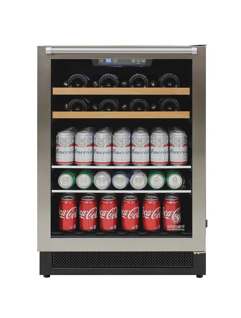 24-Inch Wine & Beverage Cooler with Top Handle