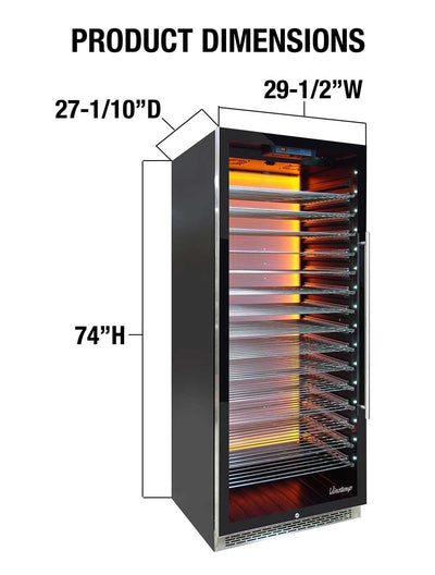 Private Reserve Series 188-Bottle Commercial 300 Wine Cooler (Left Hinge) 16