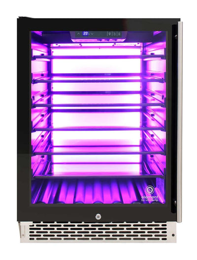 Private Reserve Series 117-Can Backlit Panel Commercial 54 Beverage Cooler 6