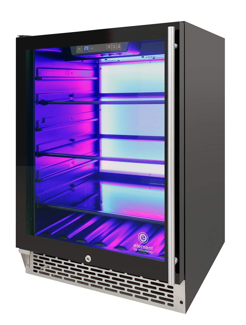 Private Reserve Series 117-Can Backlit Panel Commercial 54 Beverage Cooler 11