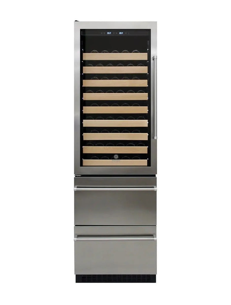 Stainless Steel Wine & Beverage Cooler (Left Hinge)