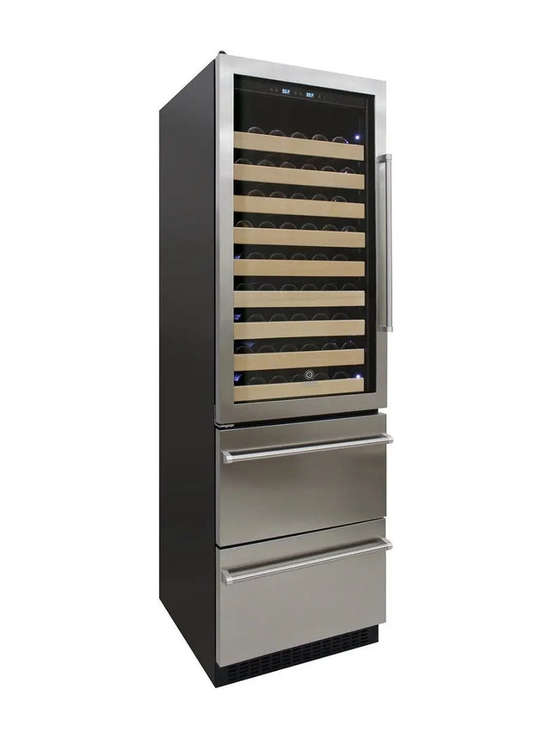 Stainless Steel Wine & Beverage Cooler (Left Hinge)