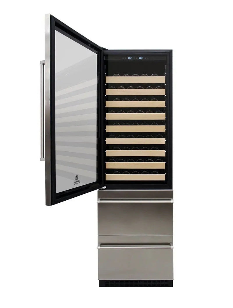 Stainless Steel Wine & Beverage Cooler (Left Hinge)