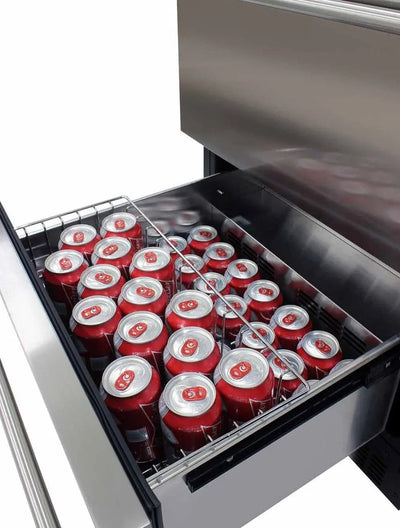 Stainless Steel Wine & Beverage Cooler (Left Hinge)