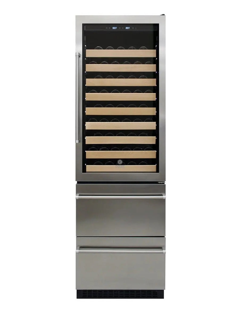 Stainless Steel Wine & Beverage Cooler (Right Hinge)