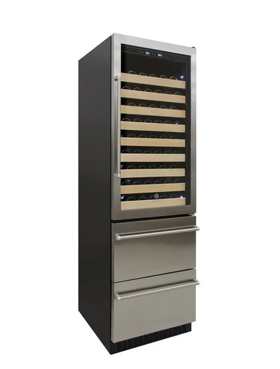 Stainless Steel Wine & Beverage Cooler (Right Hinge)