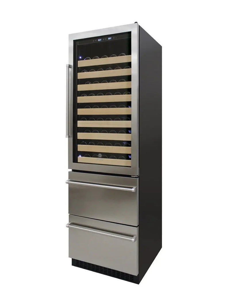 Stainless Steel Wine & Beverage Cooler (Right Hinge)