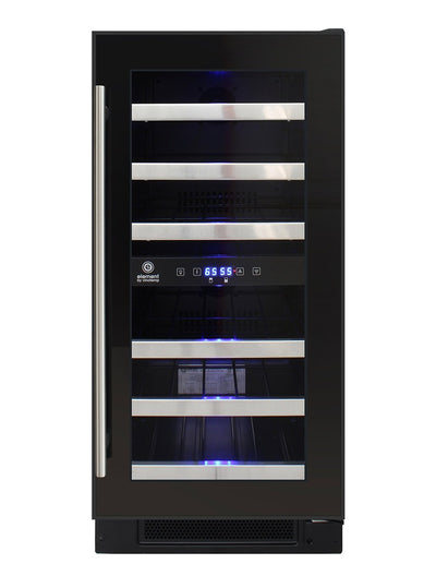 28-Bottle Dual-Zone Wine Cooler (Black) 2