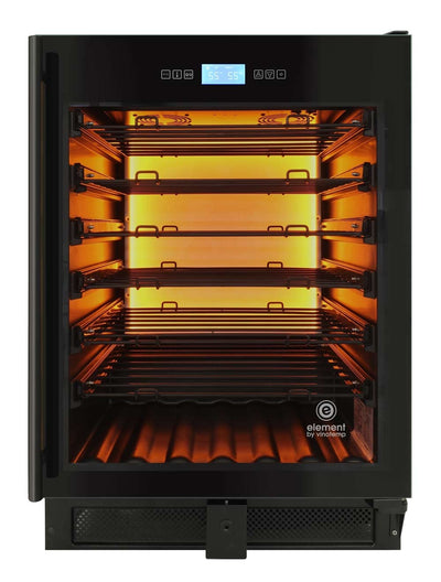 41-Bottle Single-Zone Wine Cooler (Black) - 4