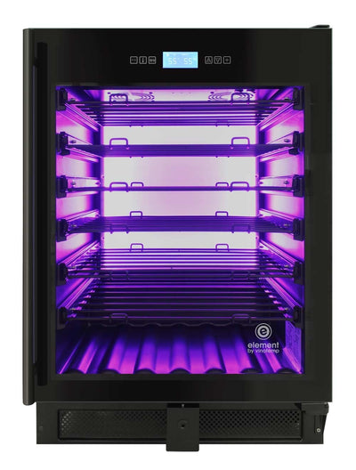 41-Bottle Single-Zone Wine Cooler (Black) - 6