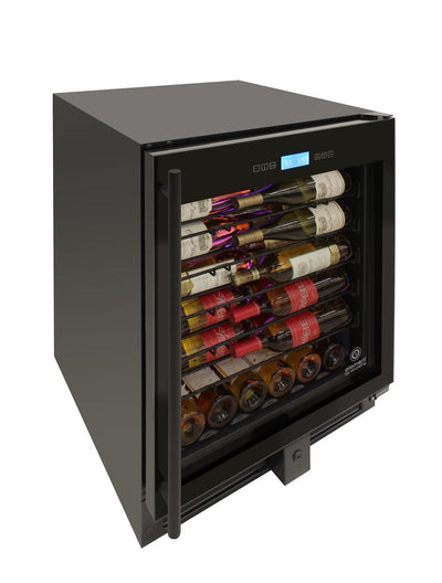 41-Bottle Single-Zone Wine Cooler (Black) - 8