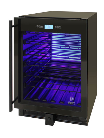 41-Bottle Single-Zone Wine Cooler (Black) - 17