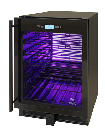 41-Bottle Single-Zone Wine Cooler (Black) - 18