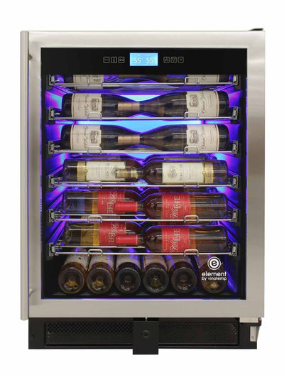 41-Bottle Single-Zone Wine Cooler (Stainless) 2