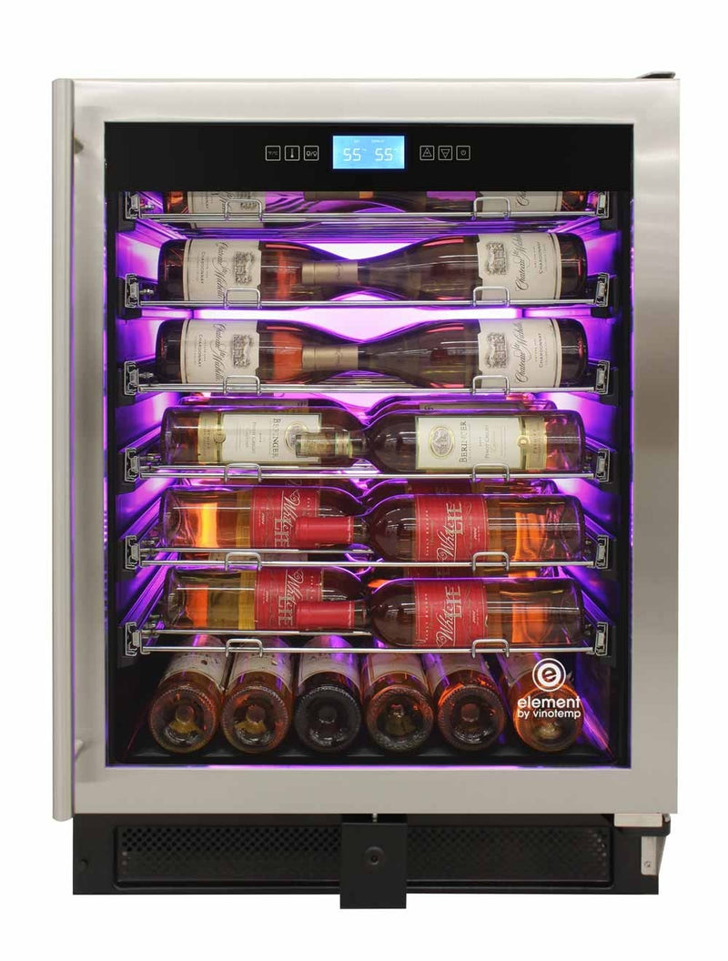 41-Bottle Single-Zone Wine Cooler (Stainless) 3