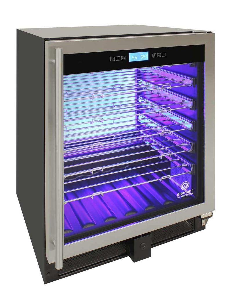 41-Bottle Single-Zone Wine Cooler (Stainless) 10