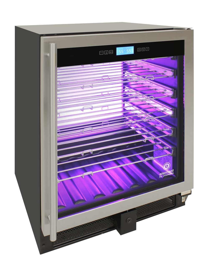 41-Bottle Single-Zone Wine Cooler (Stainless) 11