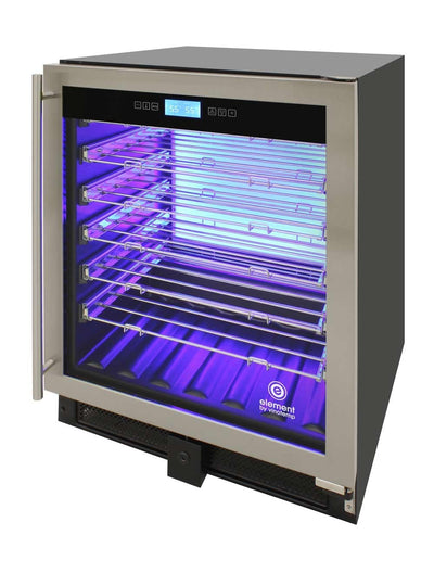 41-Bottle Single-Zone Wine Cooler (Stainless) 17