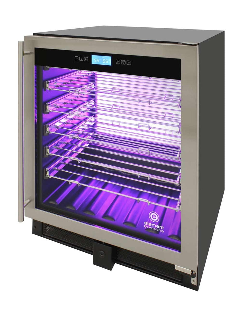 41-Bottle Single-Zone Wine Cooler (Stainless) 16