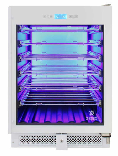 41-Bottle Single-Zone Wine Cooler (White) - 5