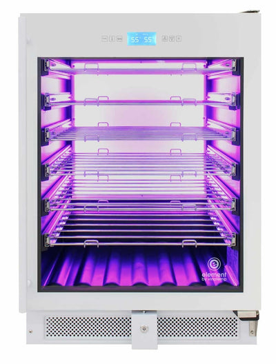 41-Bottle Single-Zone Wine Cooler (White) - 4