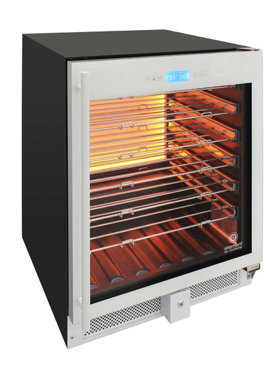 41-Bottle Single-Zone Wine Cooler (White) - 12