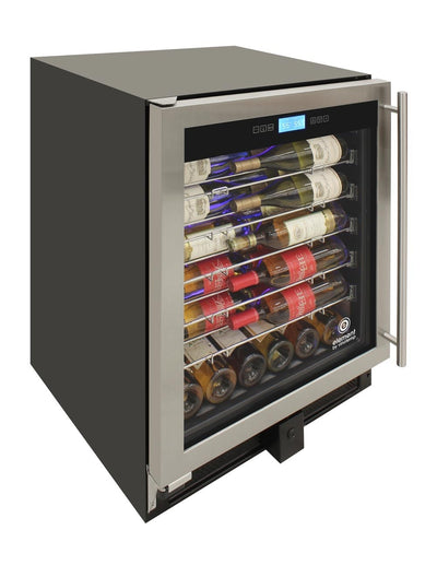 41-Bottle Single-Zone Wine Cooler (Stainless) - Left Hinge 8