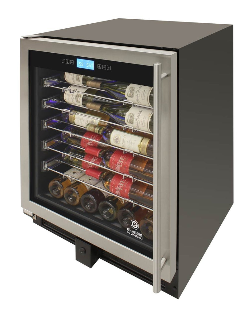 41-Bottle Single-Zone Wine Cooler (Stainless) - Left Hinge 14