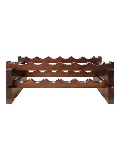 2 x 6 Bottle Modular Wine Rack (Stained)